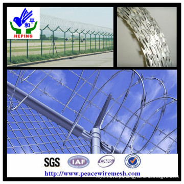 Fio de Navalha Galvanizado (RW00) / Hot Dipped Galvanized Razor Wire